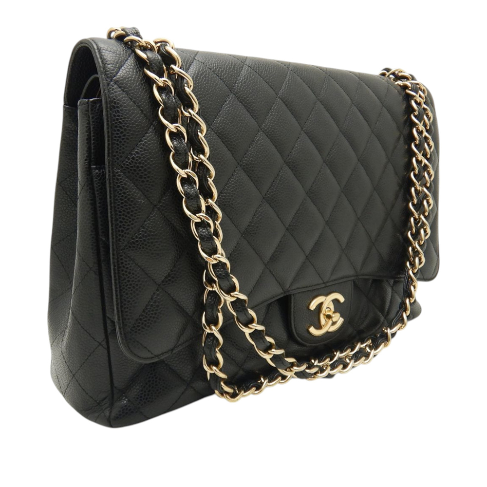 Pre-Loved Chanel Maxi Classic Caviar Double Flap - Picture 2 of 12